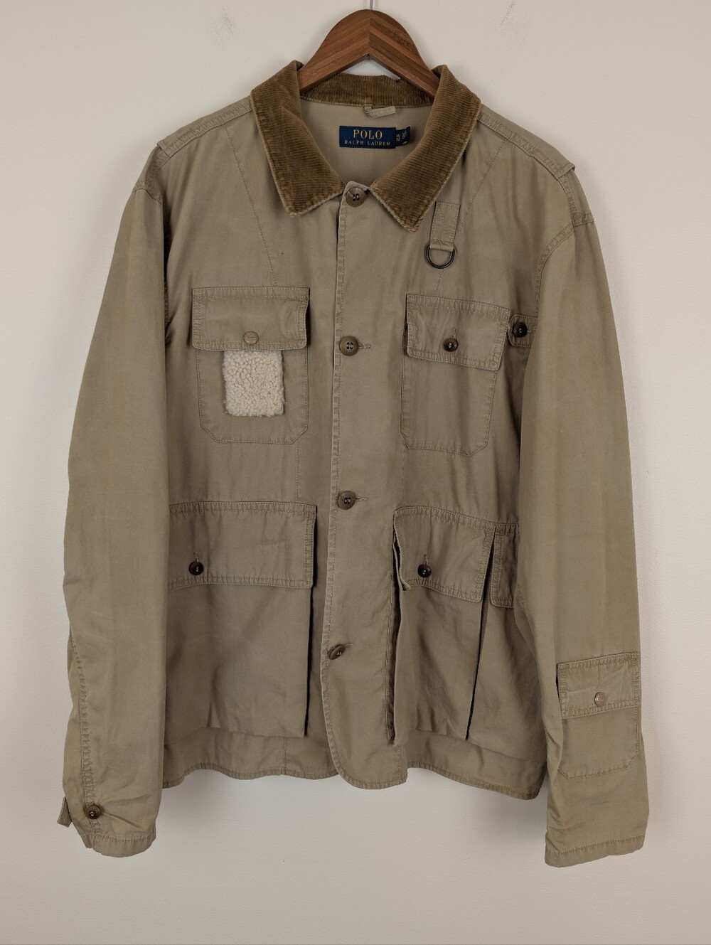 Polo Ralph Lauren Shearling Patch Wading Jacket